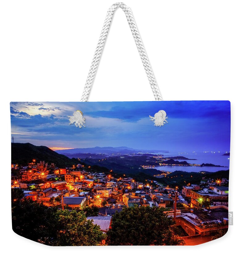 Tranquility Weekender Tote Bag featuring the photograph Village Of Hillside by Thanks For Click In! Mail If You`re Interested In My Photos.