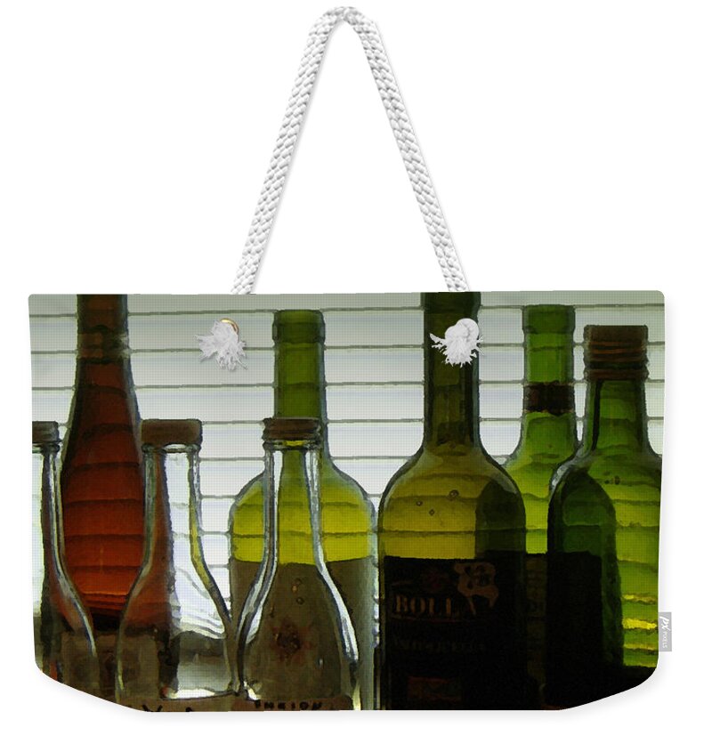Wine Weekender Tote Bag featuring the photograph Viniculture by Lee Owenby