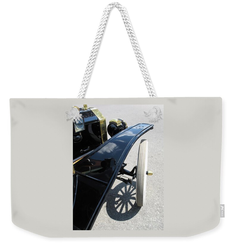 Model T Weekender Tote Bag featuring the photograph Vintage Model T by Ann Horn