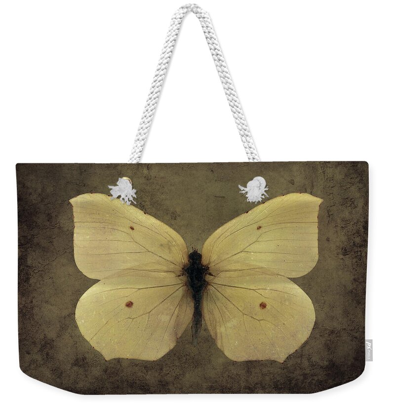 Butterfly Weekender Tote Bag featuring the digital art Butterfly 3 by Steve Ball