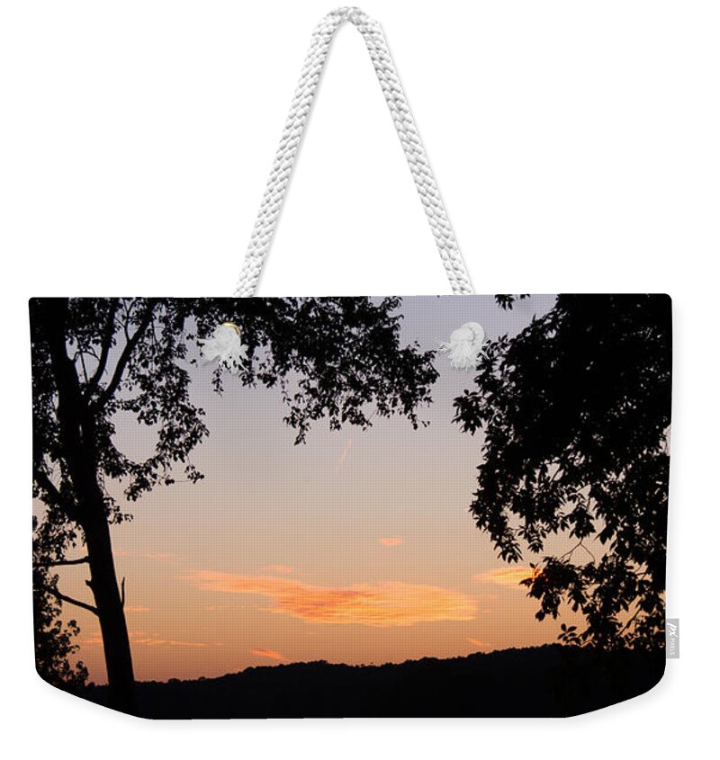 Tropical Sunset Weekender Tote Bag featuring the photograph Vintage Sunset by Parker Cunningham