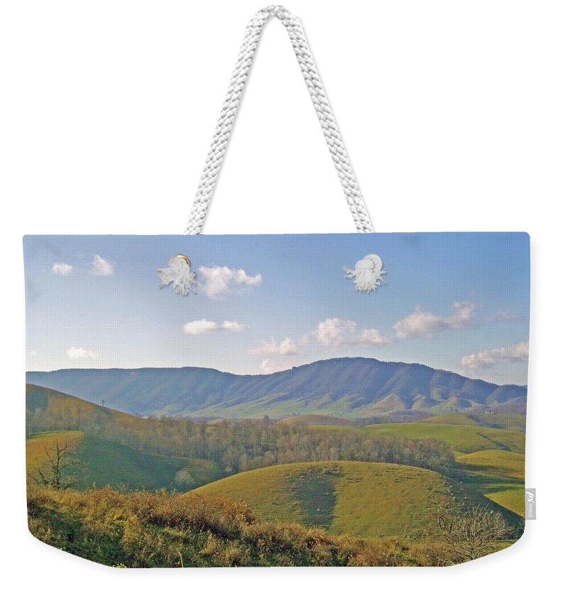 Mountain Weekender Tote Bag featuring the photograph Virginia Mountains by Cynthia Guinn