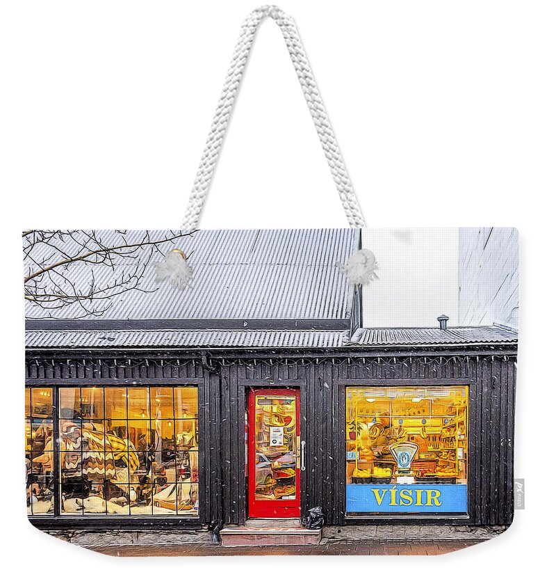 Architecture Weekender Tote Bag featuring the photograph Visir by Maria Coulson