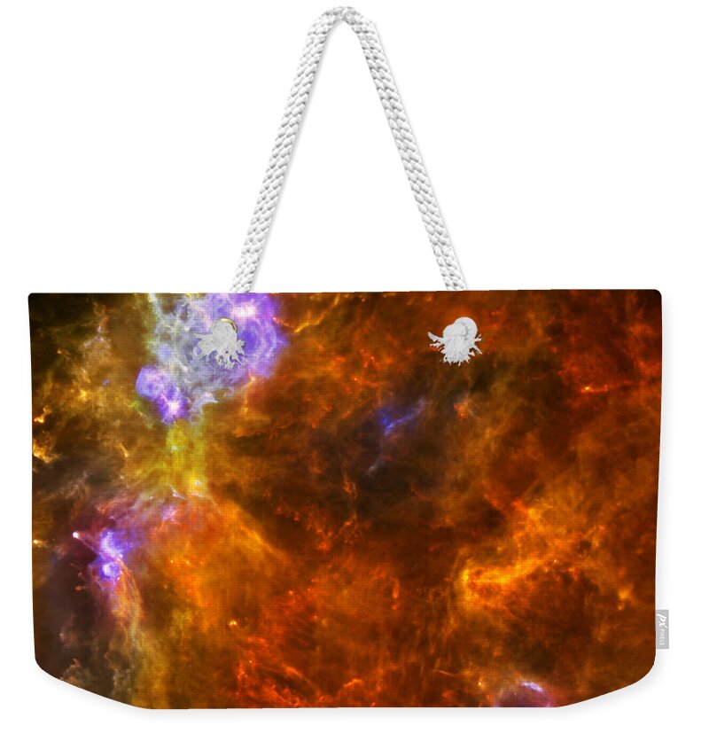 Science Weekender Tote Bag featuring the photograph W3 Nebula by Science Source