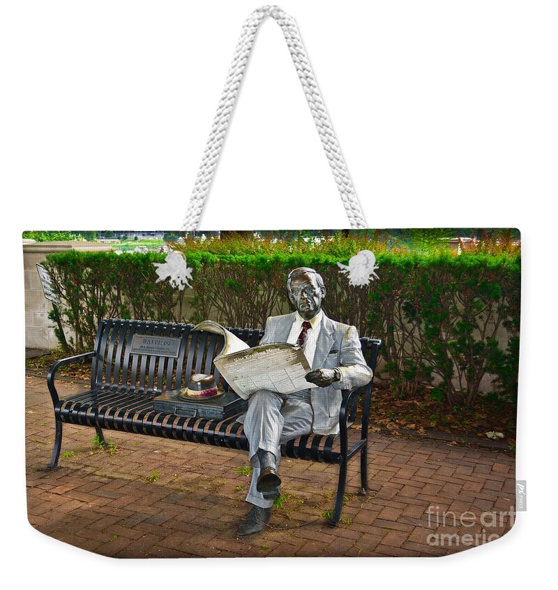 Artist Weekender Tote Bag featuring the photograph Waiting by Gary Keesler