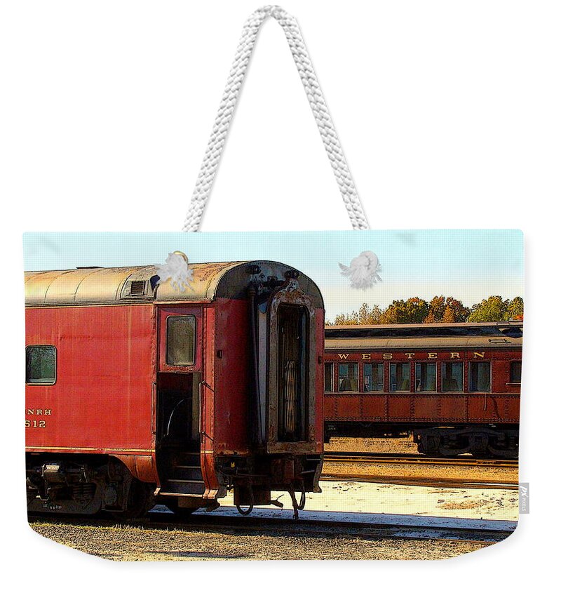 Fine Art Weekender Tote Bag featuring the photograph Waiting On No One by Rodney Lee Williams