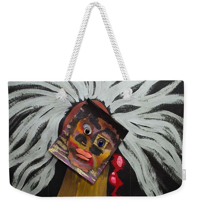 Painting Weekender Tote Bag featuring the painting Wanna Be by Cleaster Cotton