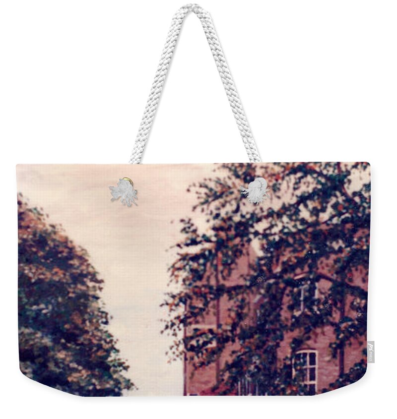 Wapping Weekender Tote Bag featuring the painting Wapping High Street Looking East and The Town of Ramsgate London by Mackenzie Moulton