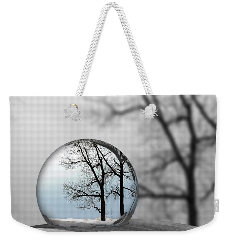 Trees Weekender Tote Bag featuring the photograph Water Drop Trees by Jackson Pearson