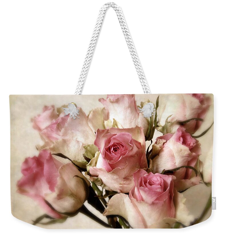 Flowers Weekender Tote Bag featuring the photograph Watercolor Bouquet by Jessica Jenney
