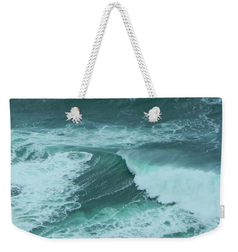 Oregon Weekender Tote Bag featuring the photograph Wave 6 by Gallery Of Hope 