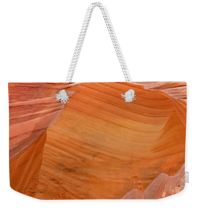 Wave Weekender Tote Bag featuring the photograph Wave Reflex by Benedict Heekwan Yang