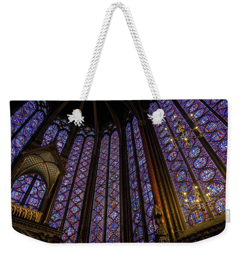 Sainte-chapelle Weekender Tote Bag featuring the photograph We Will Always Have Paris by Alex Lapidus