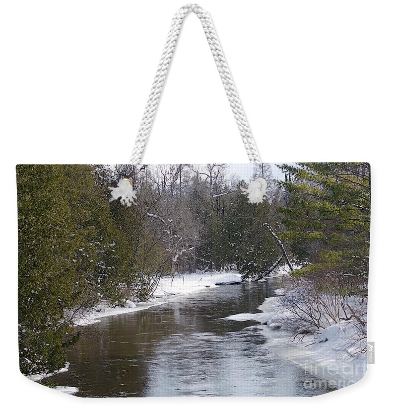 Jordan River Weekender Tote Bag featuring the photograph Webster by Joseph Yarbrough