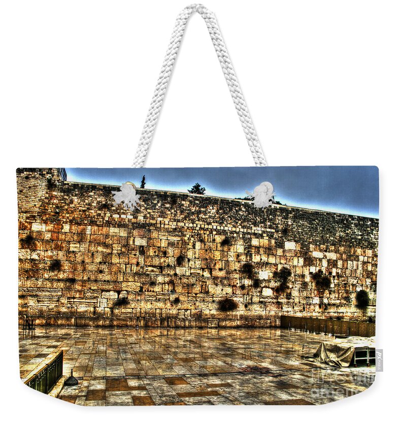 Western Wall Weekender Tote Bag featuring the photograph Western Wall In Israel by Doc Braham