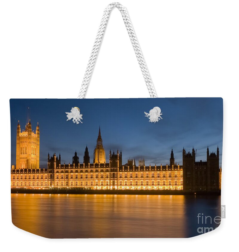 Clarence Holmes Weekender Tote Bag featuring the photograph Westminster Twilight II by Clarence Holmes
