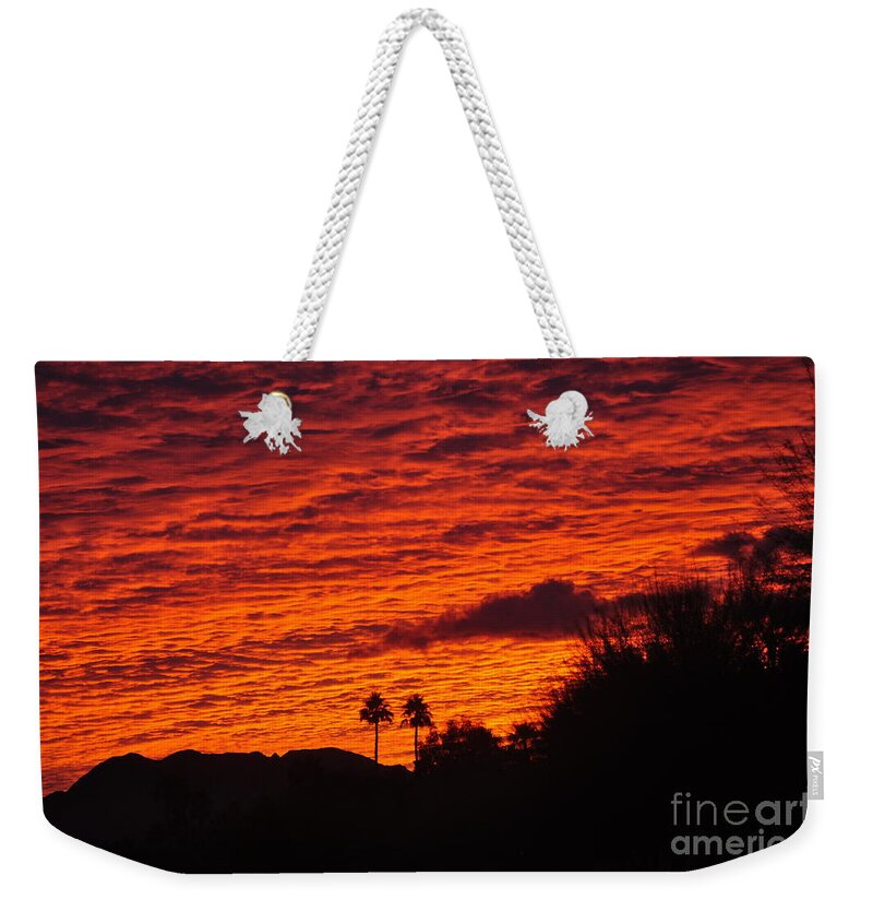 Sunrise Weekender Tote Bag featuring the photograph What A Gift by Jay Milo