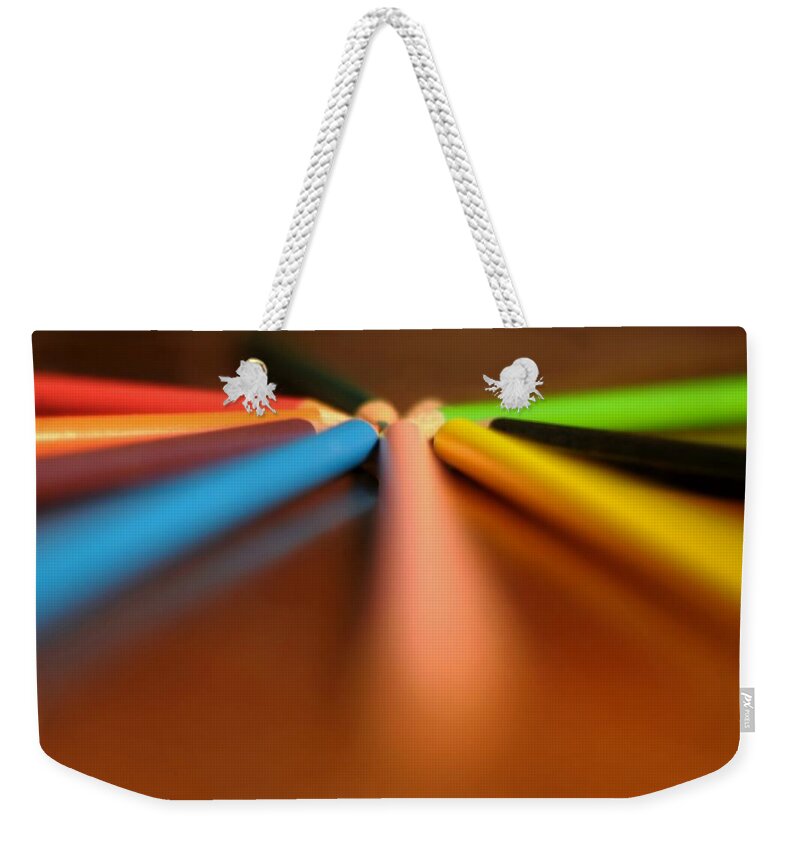 Pencils Weekender Tote Bag featuring the photograph Missing the Point by Diana Angstadt
