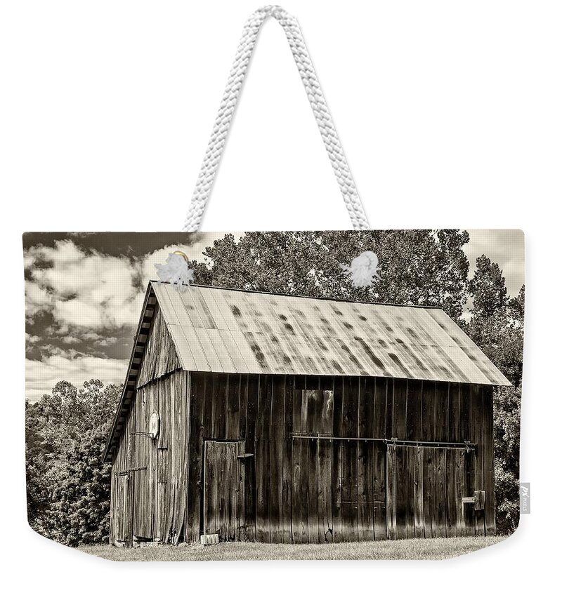 March Madness March Weekender Tote Bag featuring the photograph Where March Madness Begins sepia 2 by Steve Harrington