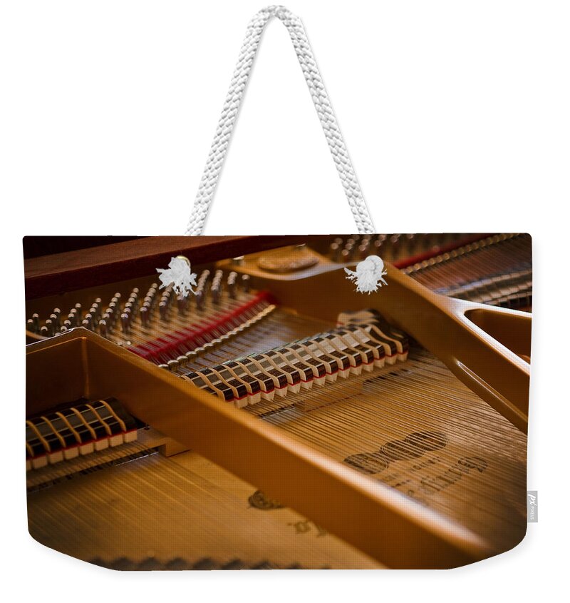Piano Weekender Tote Bag featuring the photograph Where the Music Lives by Rich Franco
