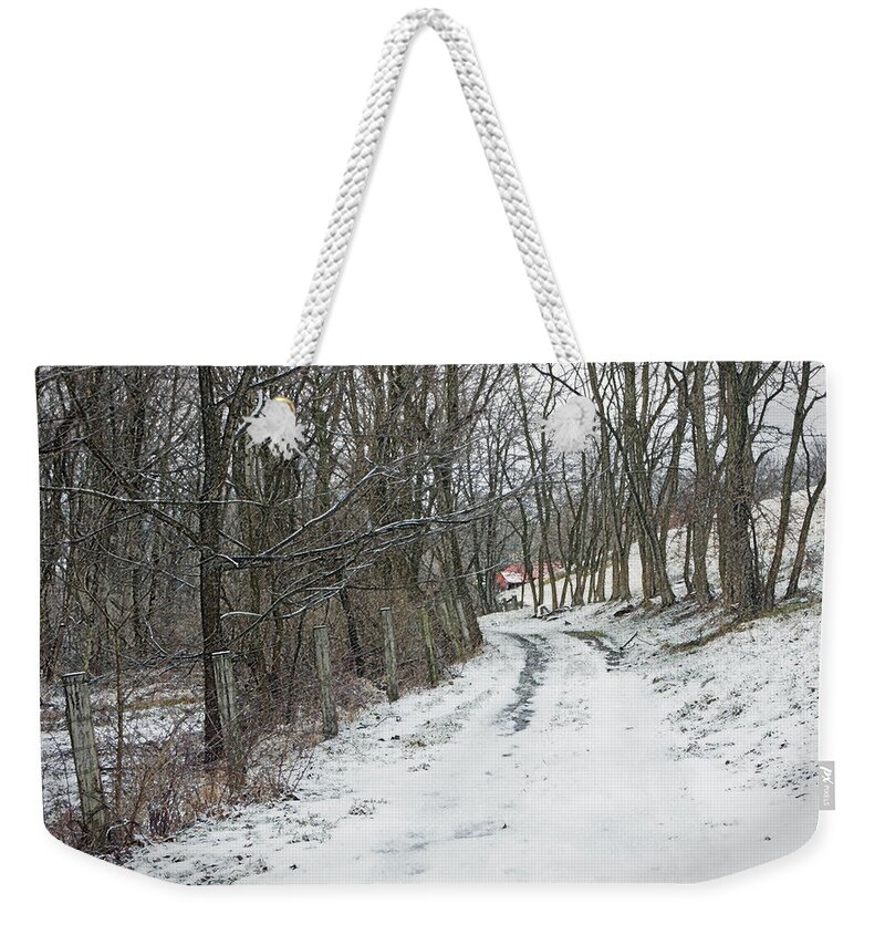 Where The Road May Take You Weekender Tote Bag featuring the photograph Where the road may take you by Photographic Arts And Design Studio