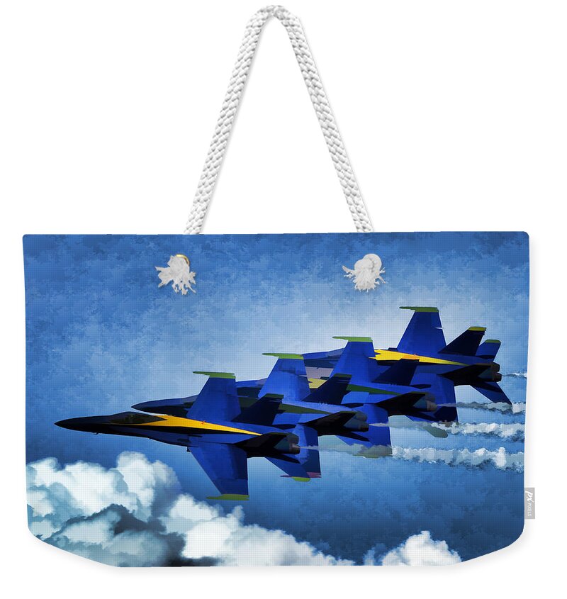 Airplanes Weekender Tote Bag featuring the photograph Where You Lead by John Freidenberg