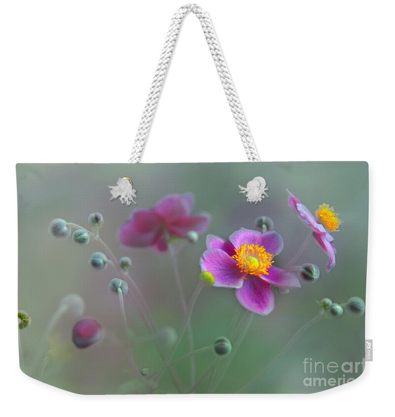 Floral Weekender Tote Bag featuring the photograph Whisper by Elaine Manley