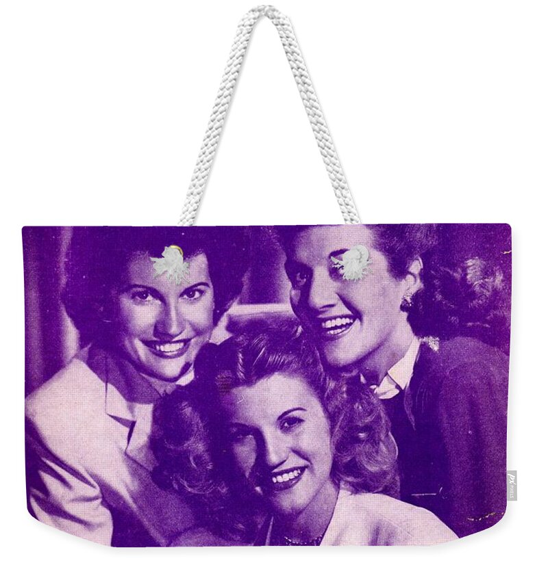 Nostalgia Weekender Tote Bag featuring the photograph Whispering Hope by Mel Thompson