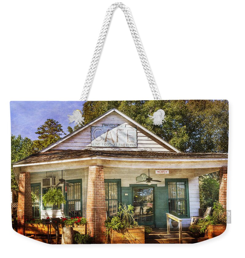 Whistle Stop Cafe Weekender Tote Bag featuring the photograph Whistle Stop Cafe by Mark Andrew Thomas