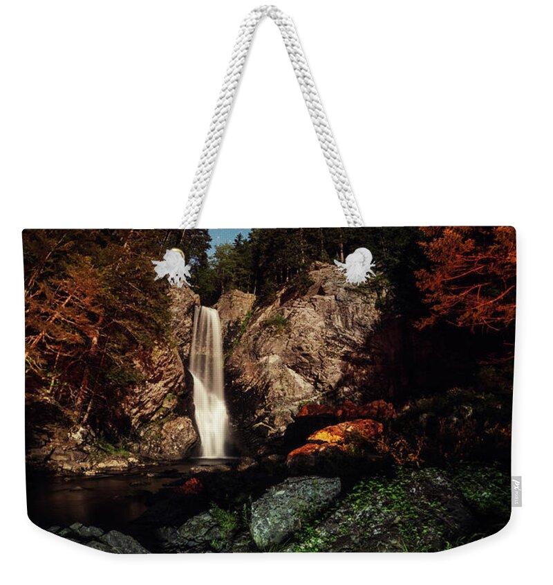Scenics Weekender Tote Bag featuring the photograph Wilderness Falls by Shaunl