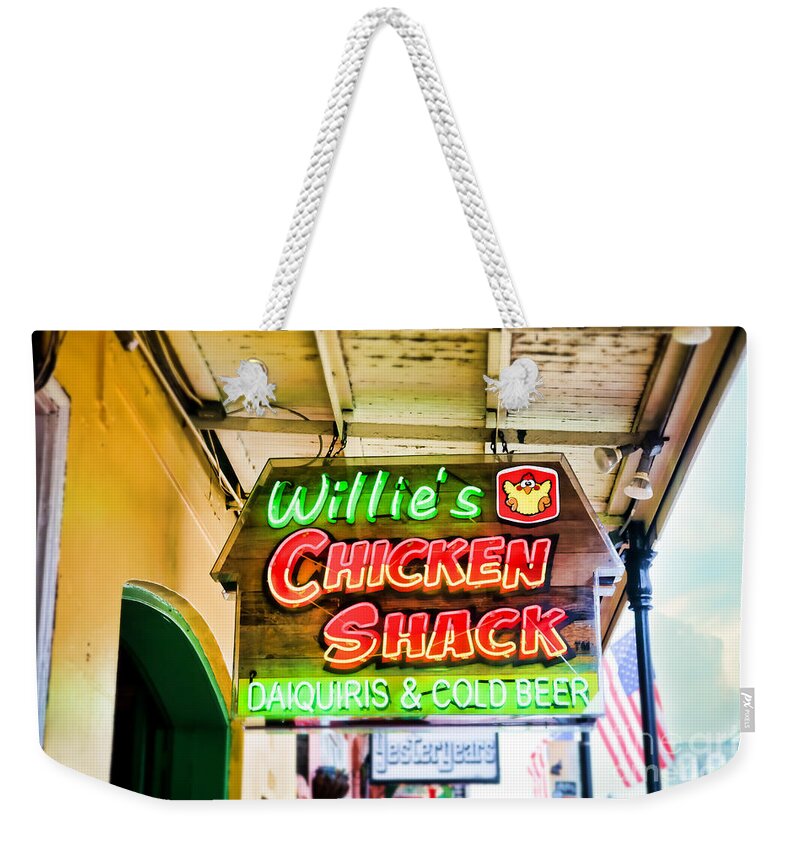 Urban Weekender Tote Bag featuring the photograph Willie's CHicken Shack by Sylvia Cook