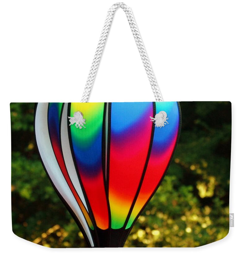 Wind Weekender Tote Bag featuring the photograph Wind Catcher Balloon by Farol Tomson
