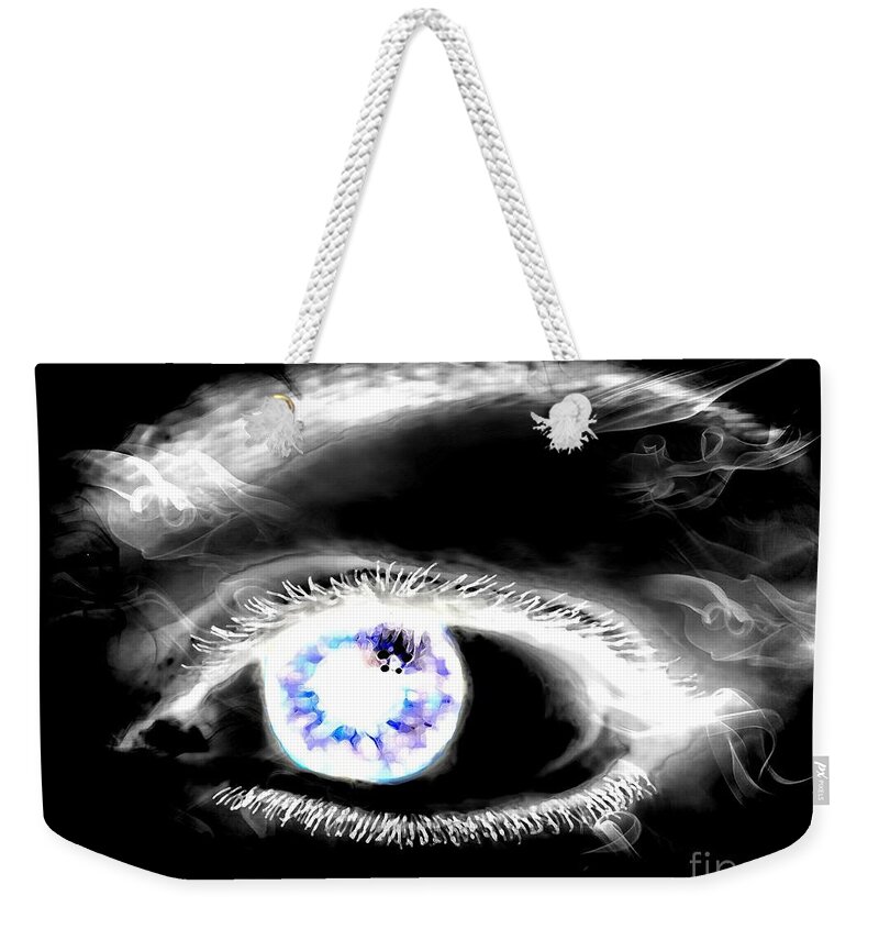 People Weekender Tote Bag featuring the photograph Window to the Soul III by Debbie Portwood