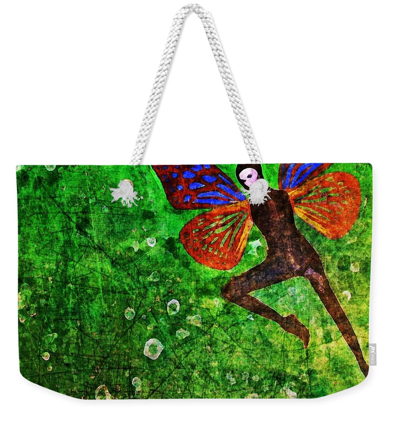 Women Weekender Tote Bag featuring the digital art Wings 10 by Maria Huntley