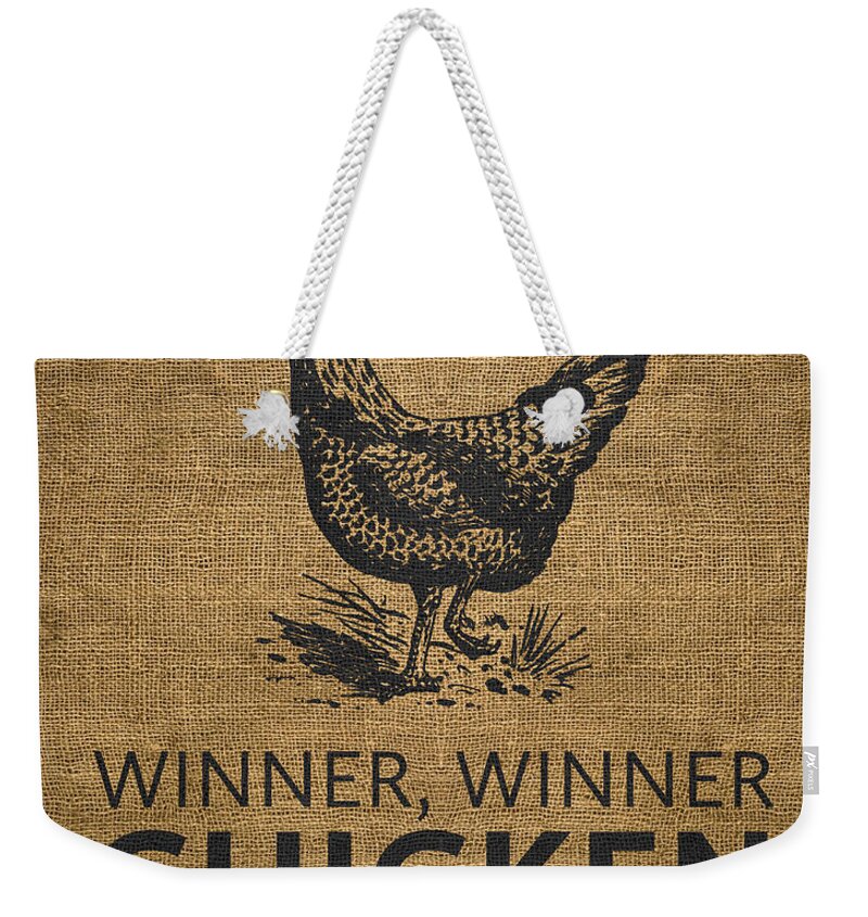 Winner Weekender Tote Bag featuring the digital art Winner Winner by Nancy Ingersoll