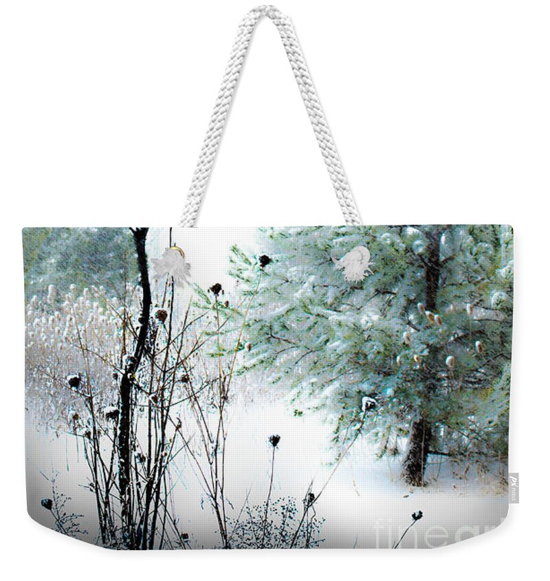Winter Weekender Tote Bag featuring the photograph Winter Beauty by Michael Arend