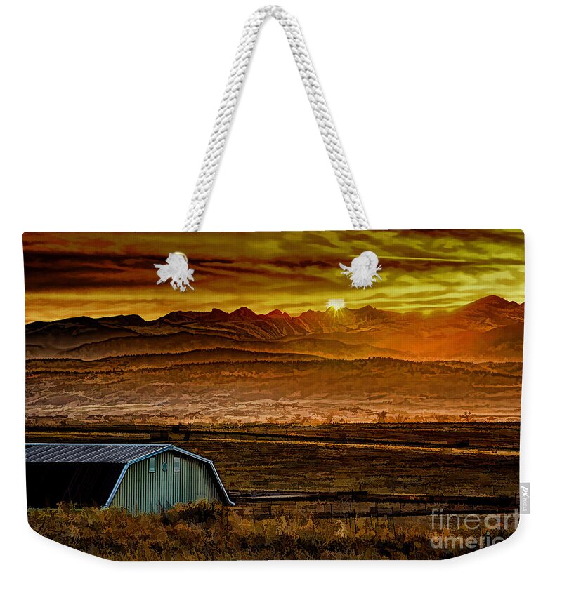 Jon Burch Weekender Tote Bag featuring the photograph Winter Solstice by Jon Burch Photography