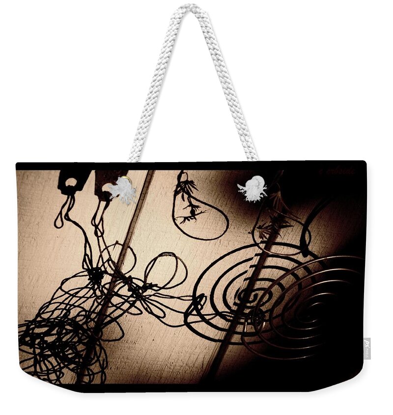 Abstract Weekender Tote Bag featuring the photograph Within Reach by Chris Berry