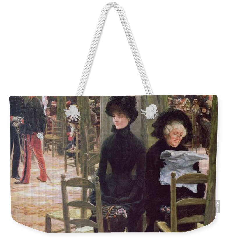Hat Weekender Tote Bag featuring the photograph Without A Dowry Sans Dot, 1883-5 by James Jacques Joseph Tissot