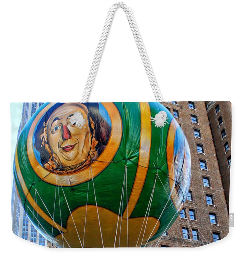 Wizard Of Oz Weekender Tote Bag featuring the photograph Wizard of Oz in New York by Lilliana Mendez