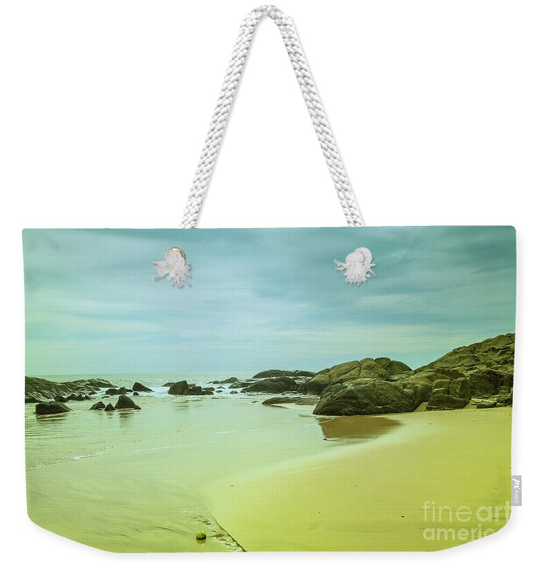 Water Weekender Tote Bag featuring the photograph Wonderful Beachlandscape by Gina Koch