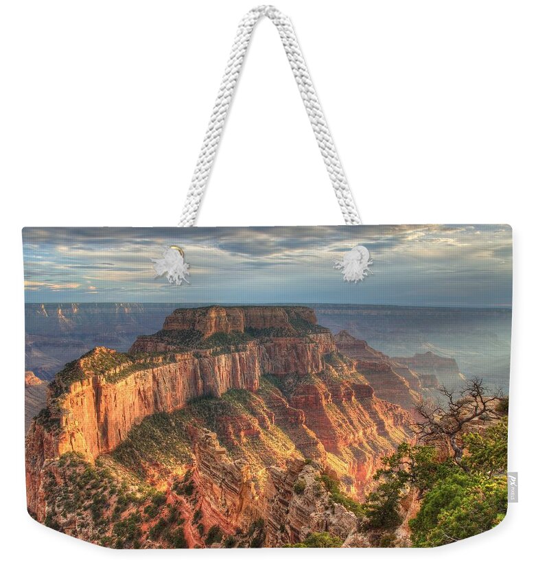 Wotan's Thronegrand Canyonlandscaperock Formation Weekender Tote Bag featuring the photograph Wotan's Throne by Jeff Cook