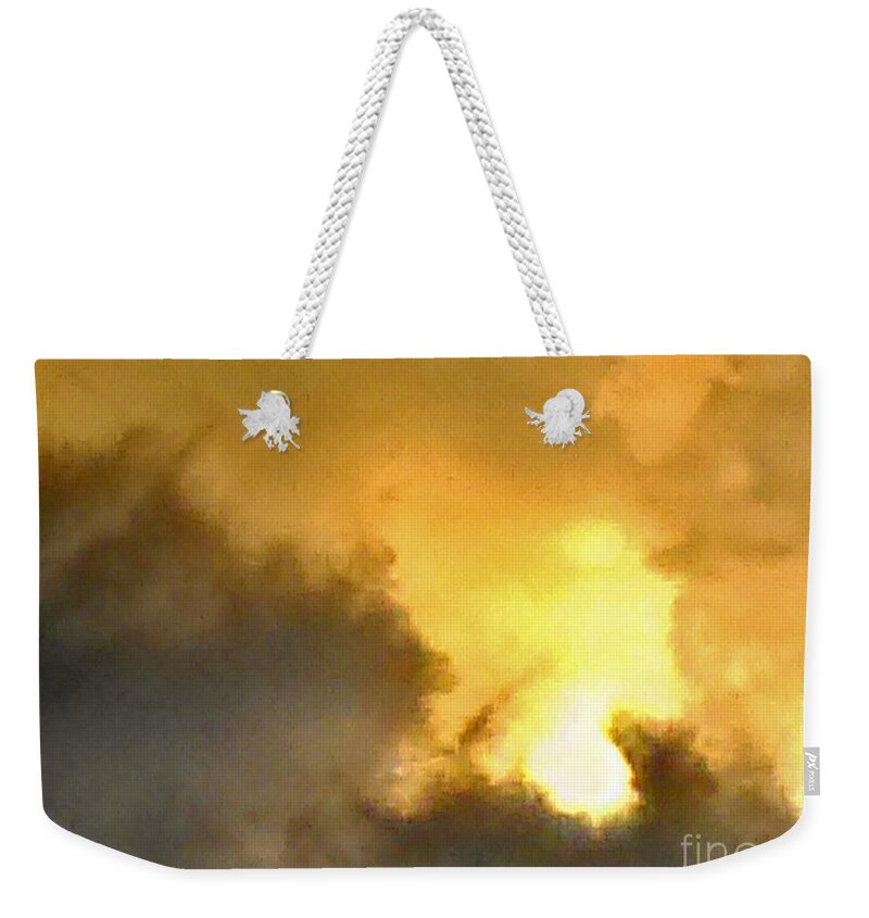  Weekender Tote Bag featuring the photograph W.S. Sunset 1 by Tamara Michael