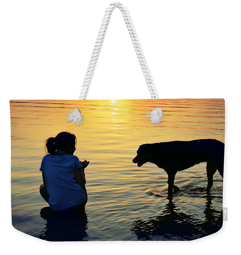 Laura Fasulo Weekender Tote Bag featuring the photograph You And Me #1 by Laura Fasulo