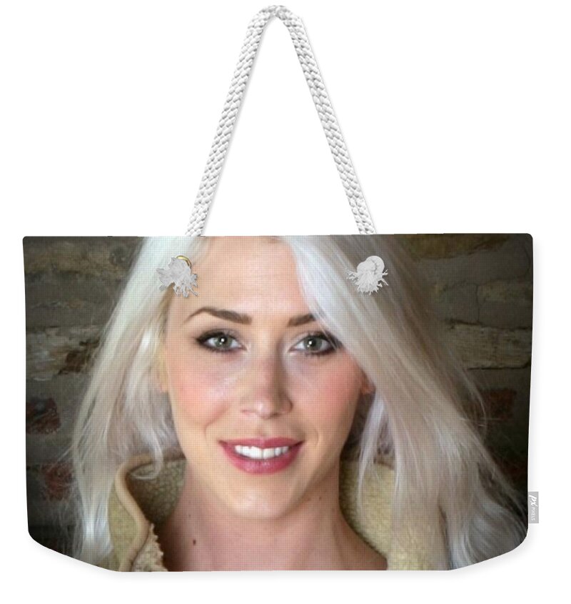 Charlotte Weekender Tote Bag featuring the photograph Young vital and very much alive by Asa Jones