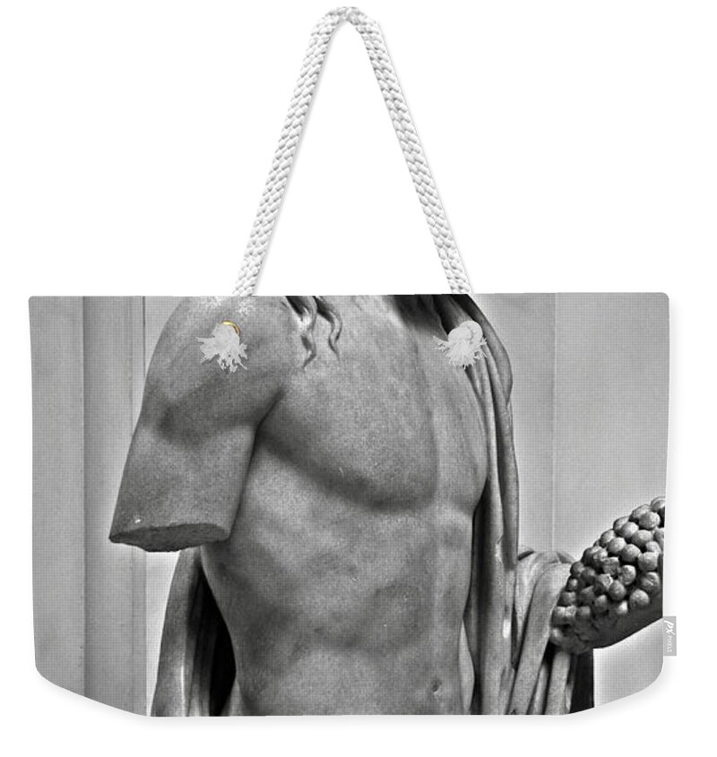 Youthful Dionysus Weekender Tote Bag featuring the photograph Youthful Dionysus by RicardMN Photography