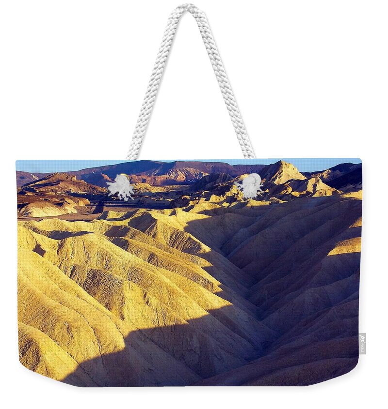 California Weekender Tote Bag featuring the photograph Zabriski Point #2 by Stuart Litoff