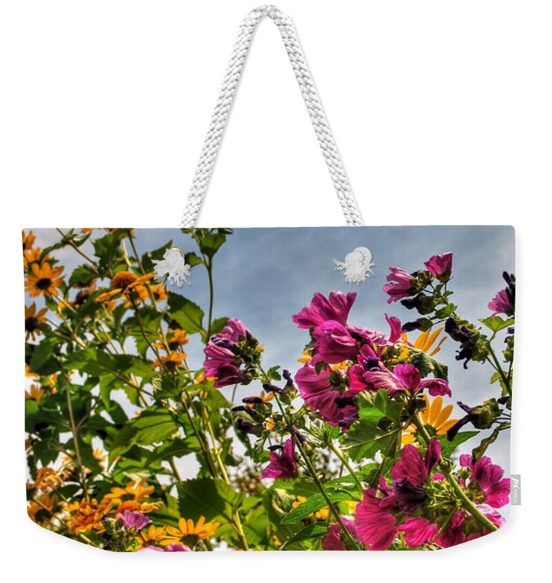  Weekender Tote Bag featuring the photograph 006 Summer Air Series by Michael Frank Jr