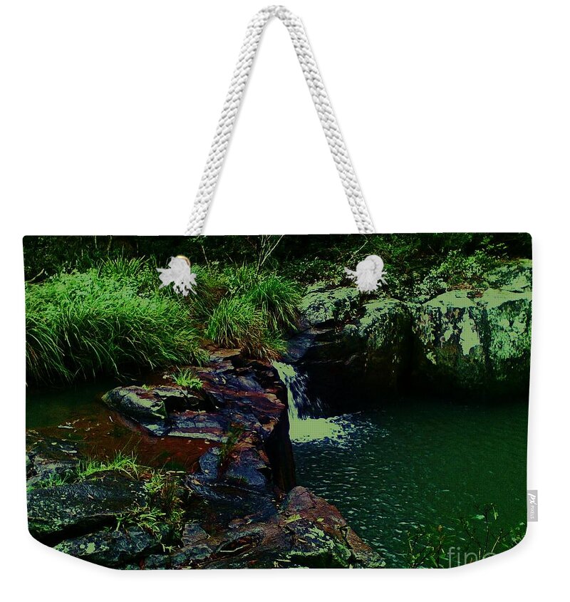 Billabong Weekender Tote Bag featuring the photograph An Aussie Billabong #1 by Blair Stuart