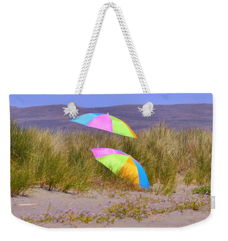 Beach Weekender Tote Bag featuring the photograph Beach Life by Mark Valentine